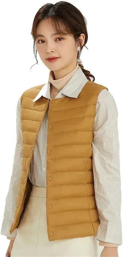 Amazon.co.jp: ダックダウンベスト 冬 暖かい スリムベスト